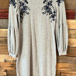 Lilly Pulitzer Lily Pulitzer Bartlett Gray Sweatshirt Dress With Embellished Shoulders Size XS Photo 0