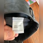 Princess Polly  faux leather black raw hem pants size 2 Photo 7