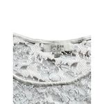 Umgee  Women's Loose Fitting Short Floral White Top Photo 3