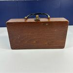 Enid Collins Box Purse 1960’s Cable Car Brown Photo 1