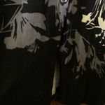 Isaac Mizrahi Live! V-Neck Engineered Floral Print Cardigan A375728 NWT XL Black Photo 3