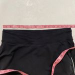 Athleta Black Skirted Leggings L Ruched Reflective Activewear Pants Photo 3