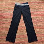Lululemon VTG BLACK WIDE LEG NAVY WRAP WAIST YOGA PANTS Photo 0