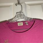 Classic Elements  Pink Embroidered Short Sleeve Tee size 16/18W Photo 3