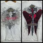Vintage Y2K Wings Apprime Apparel Marines Cotton Baby T Shirt Women’s Medium White Photo 1