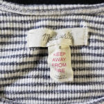 Madewell  Ruffle-Hem Pajama Tank Top Striped Women’s Small‎ Photo 7