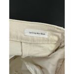 Frame Le Crop Mini Boot Multi Cream/White Cotton Blend Jeans Women's Size 25 Photo 9