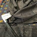 Vintage Kayser Nylon Lace Camisole size 36 Black Flower Geo Print 80s Size M Photo 6