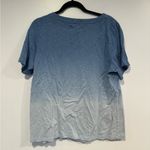 cj banks  tropical ocean blue ombré shirt Photo 3