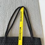 Lina Black Woven Crochet Braided Strap Purse Photo 7