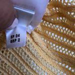 St. John Yellow knit sweater sleeveless tank top Women’s Size S Small Photo 4