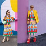 Tuckernuck 🆕  x ATLANTIC PACIFIC Del Mar Disco Hutton Dress Multicolor Sz M Photo 1