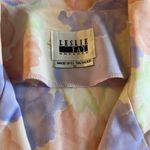 Leslie Fay 80s/90s vintage pastel floral short sleeve dress size 16 pearl button Photo 5