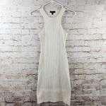 The Range  Primary Rib Carved Mini Dress in Lt Shell White Size XS Sleeveless Photo 2