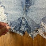 ZARA High Rise Blue Distressed Denim Light Blue Sz 4 Photo 2