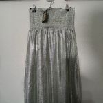 Kurt Geiger NEW Shoreditch Iridescent Maxi Dress Size Small Beachy Swim Cover Up Photo 5