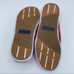 Sperry woman’s  top sider Red canvas white laces 5 Photo 6