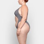 SKIMS  Signature Swim Cut Out Monokini in Gunmetal Photo 2