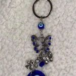 Evil Eye Keychain Blue Photo 0