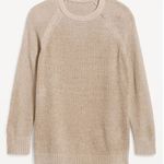 Old Navy  Beige Taupe Natural Loose Textured Tunic Knit Sweater XS Photo 10