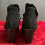 Fergalicious Z03-  by Fergie Open Toe Booties faux suede black size 10 Photo 3