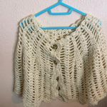 Handmade  Greencrochet top with button  Photo 0