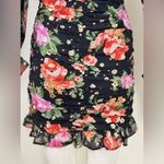 Storia  Black Floral Long Sleeve Dress Size XS Photo 9