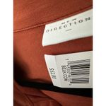 New Directions Shirt on the terracotta blouse Size 3X Plus Orange Photo 4