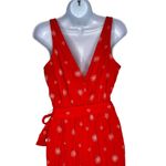 Loft  Red & White Floral Print Sleeveless Tank Jumper Women's Size 2 NEW $90 Photo 7