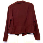 Covington  Petite Brown Women's Jacket Faux Suede Size 12P 22"‎ Long x 20" PTP Photo 1