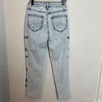 Driftwood - Gizelle Geometric Embroidered Distressed Light Wash Denim Jeans Photo 5