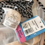 Swim Solutions Tankini Top Tiered Shelf Bra Gingham Plaid Black White 8 Photo 4