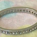 Carolee lux vintage designer hinged bracelet Photo 2