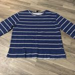 ZARA ❤️ Trafaluc Blue White Stripe Shirt; Medium Women’s Photo 0