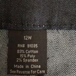 Ashley Stewart  Dark Wash Cropped Stretchy Jeans Photo 5