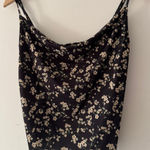 Urban Outfitters  Ditsy Black Floral Cropped Cami Top Photo 0