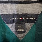 Tommy Hilfiger  Teal and Navy Plaid Shirt Photo 2