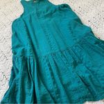Urban Outfitters  Maisy High Neck Frock Swing Mini Dress Teal (XSmall) party Photo 2