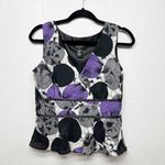 Nine West Floral Top Womens 4 Career Office Workwear Formal Party Cocktail Event Photo 0