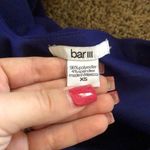 Bar III  XS blue dropwaist scuba dress‎ Photo 5