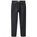 Mango Slim-Fit Cropped Jeans Black Denim Claudia Size 4 US / 36 EUR Photo 4