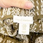 House of Harlow Linen High Rise Embroidered Boho Shorts Green Medium Photo 1