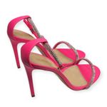 Anthropologie Schutz x 𖦹 Fabienne Crystal Stiletto Heel Sandal 𖦹 Acid Pink 𖦹 Photo 4