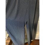 Long Tall Sally navy and white sleeveless pant romper US 8 39" inseam Blue Photo 5