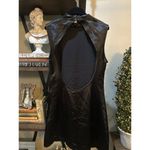 NonChalant Dawn Open Back Satin Mini Dress Black Womens Size Large Photo 5