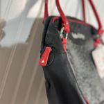 Lounge Fly Hello Kitty Leopard Print Satchel Bag Sanrio Purse Tote Black Red Y2K Photo 5