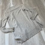 Adrienne Vittadini Cardigan 2 ply cashmere womens Gray (large) knit minimalist Photo 4