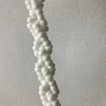 Nina NWT  SMALL SHOULDER PURSE CREAM WITH BLACK PEARL BEADED BOW DESIGN Photo 9