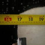 Grace Karin Grace Karen Short Sleeve Top Blouse Black Sequin Size Large Drapey Neck Photo 7