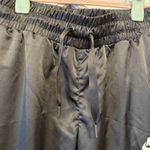 Nike  AIR Satin Track Pants Jogger‎ Sheen Women's Small Black Athletic Workout Photo 4